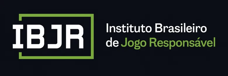 Referência ao Instituto Brasileiro de Jogo Responsável exibida pela casa.